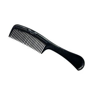 Vintage Goody Unbreakable Super Comb Black Made in USA Wide Tooth 8”